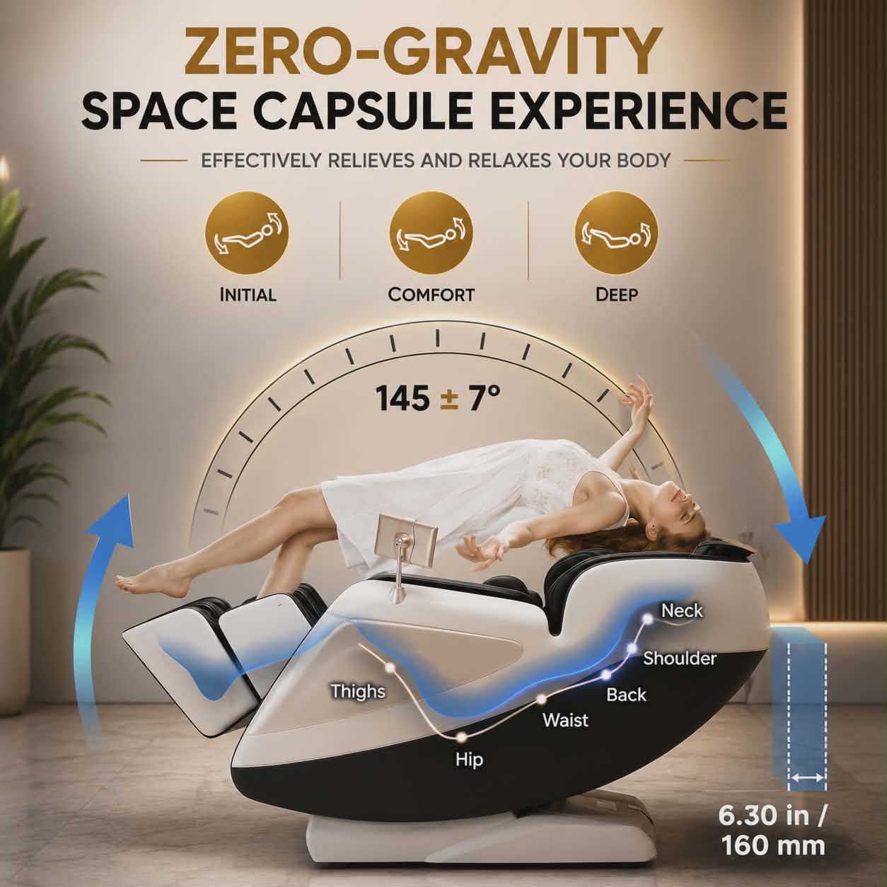 4D Zero Gravity Massage Chair — Full Body Luxury Relief