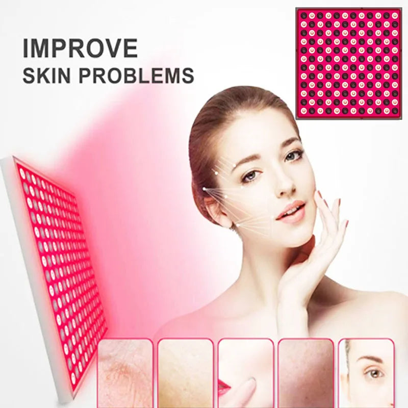 144 LED Red Light Therapy Panel | Anti-Aging, Skin Rejuvenation & Muscle Recovery