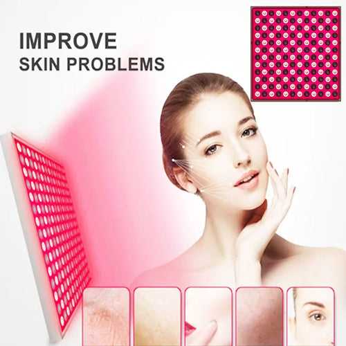 144 LED Red Light Therapy Panel | Anti-Aging, Skin Rejuvenation & Muscle Recovery