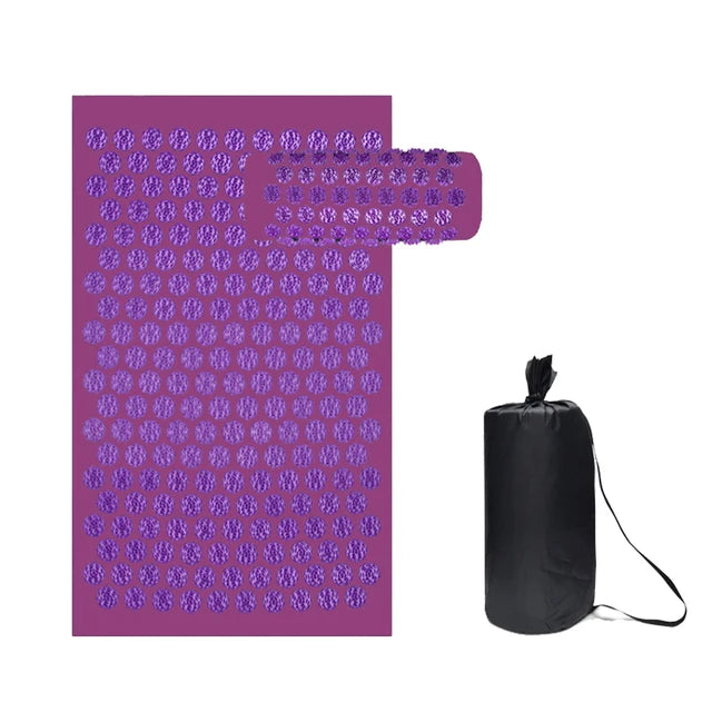 Acupressure Mat & Pillow Set | Natural Muscle Relief, Stress Recovery & Deep Relaxation
