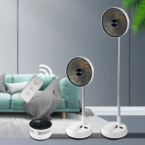 360° Cordless Tower Fan — Whisper-Quiet, Rechargeable & Remote-Controlled