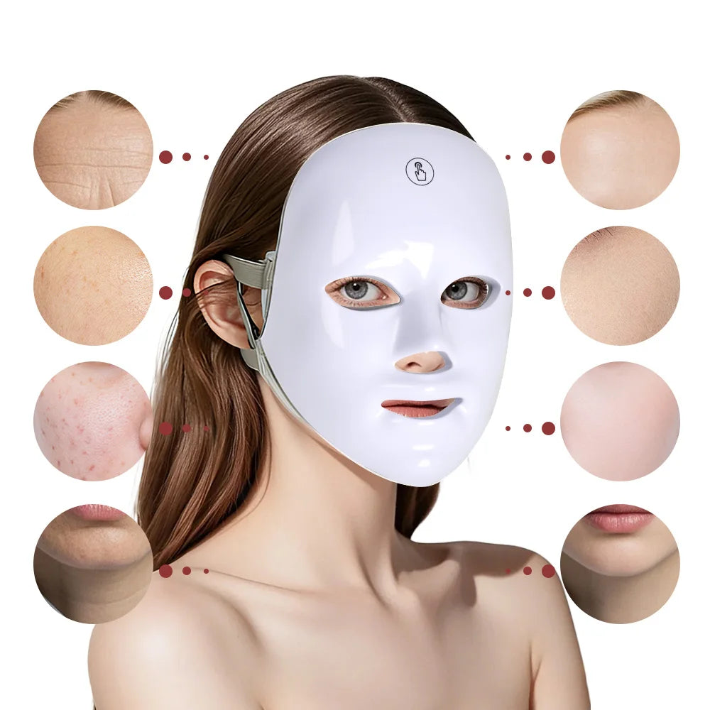 270 LED Facial Therapy Mask | 7-Mode Light Therapy for Glowing, Youthful Skin