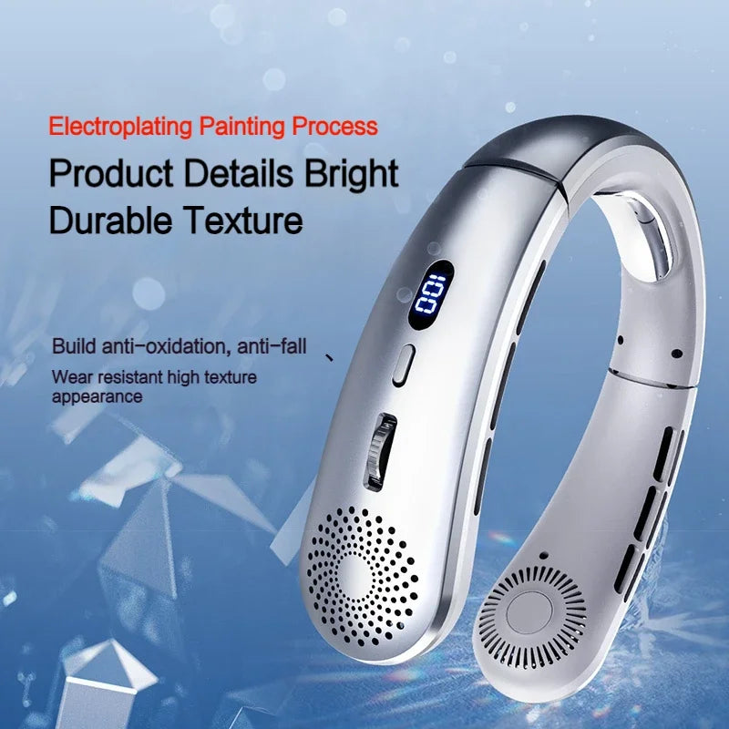 CoolBreeze Pro™ Neck Fan — Hands-Free Personal Cooling, Anywhere