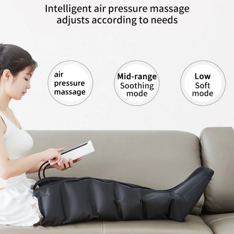Air Compression Leg Massager | Deep Relief for Feet, Calves & Thighs