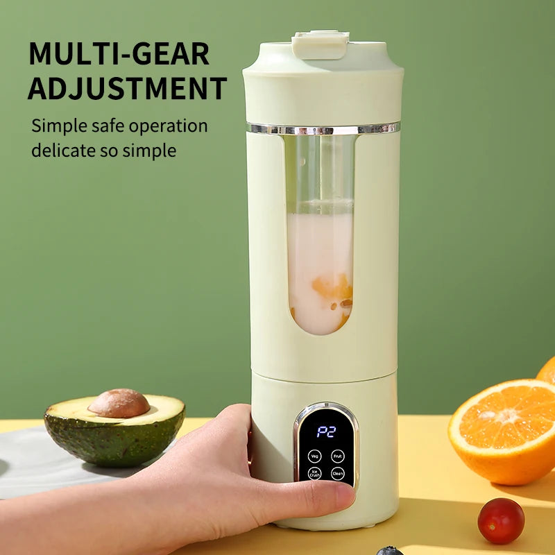 VitaBlend Pro™ Portable Blender — 12-Blade 530ml Smart Juicer with 4 Preset Modes