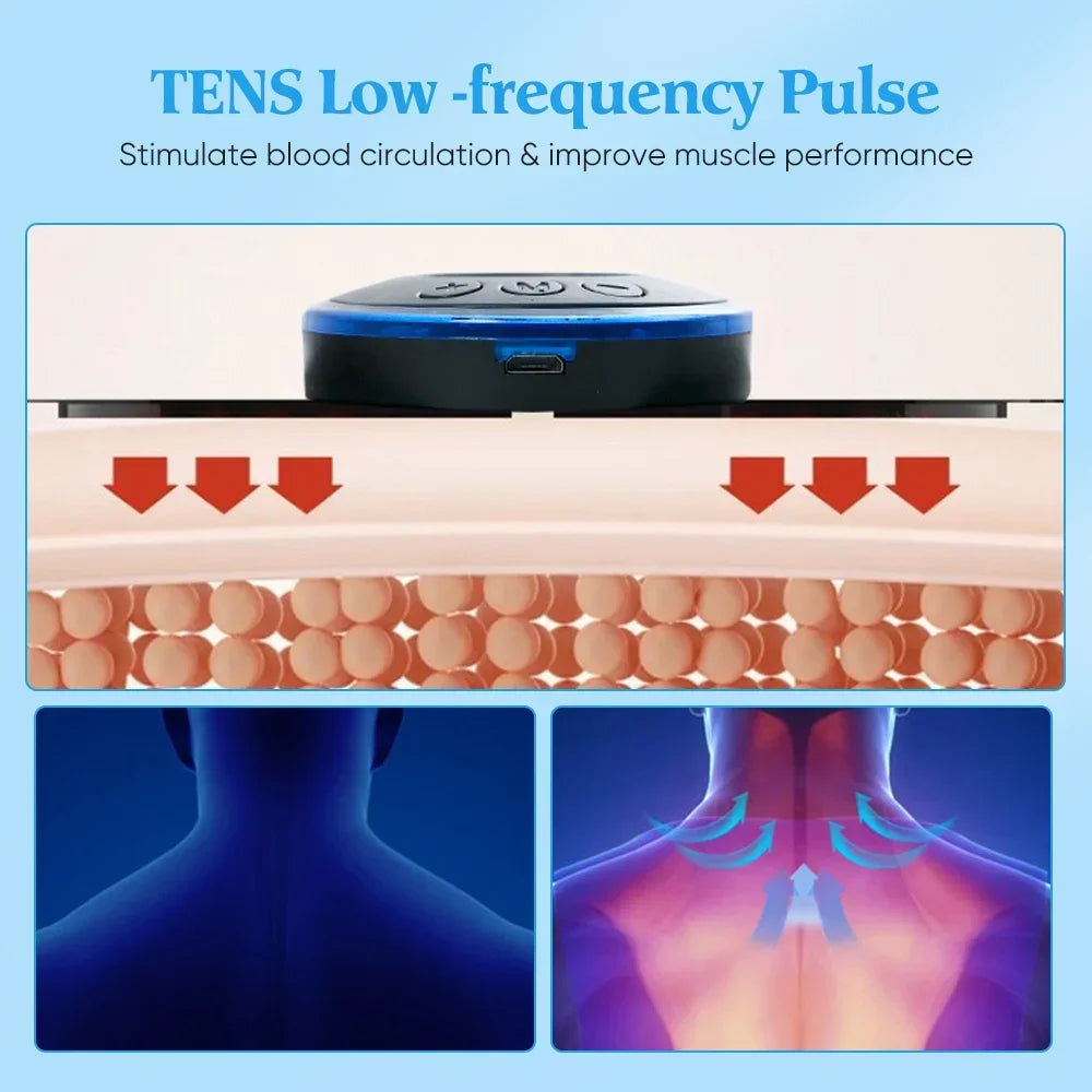 Smart EMS Therapy Massager | Neck, Back & Full Body Muscle Relief