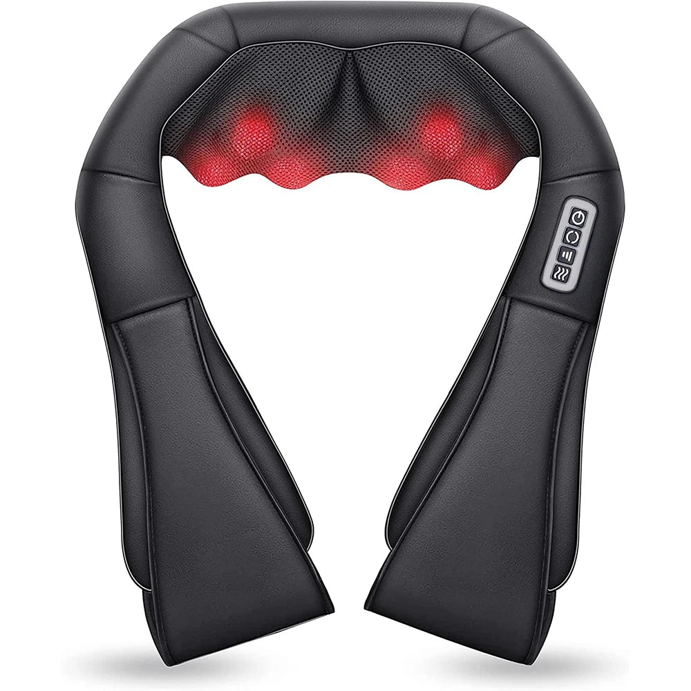 Say Goodbye to Neck Pain | Heated Shiatsu Neck Massager
