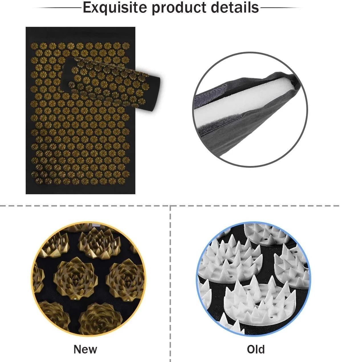 Acupressure Mat & Pillow Set | Natural Muscle Relief, Stress Recovery & Deep Relaxation