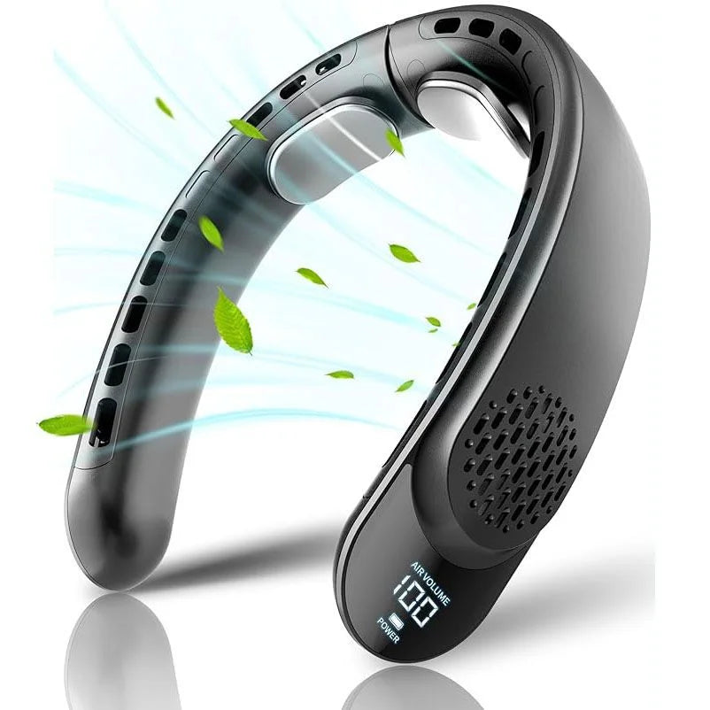 Turbo Neck Fan Pro — Hands-Free Bladeless Cooling Fan