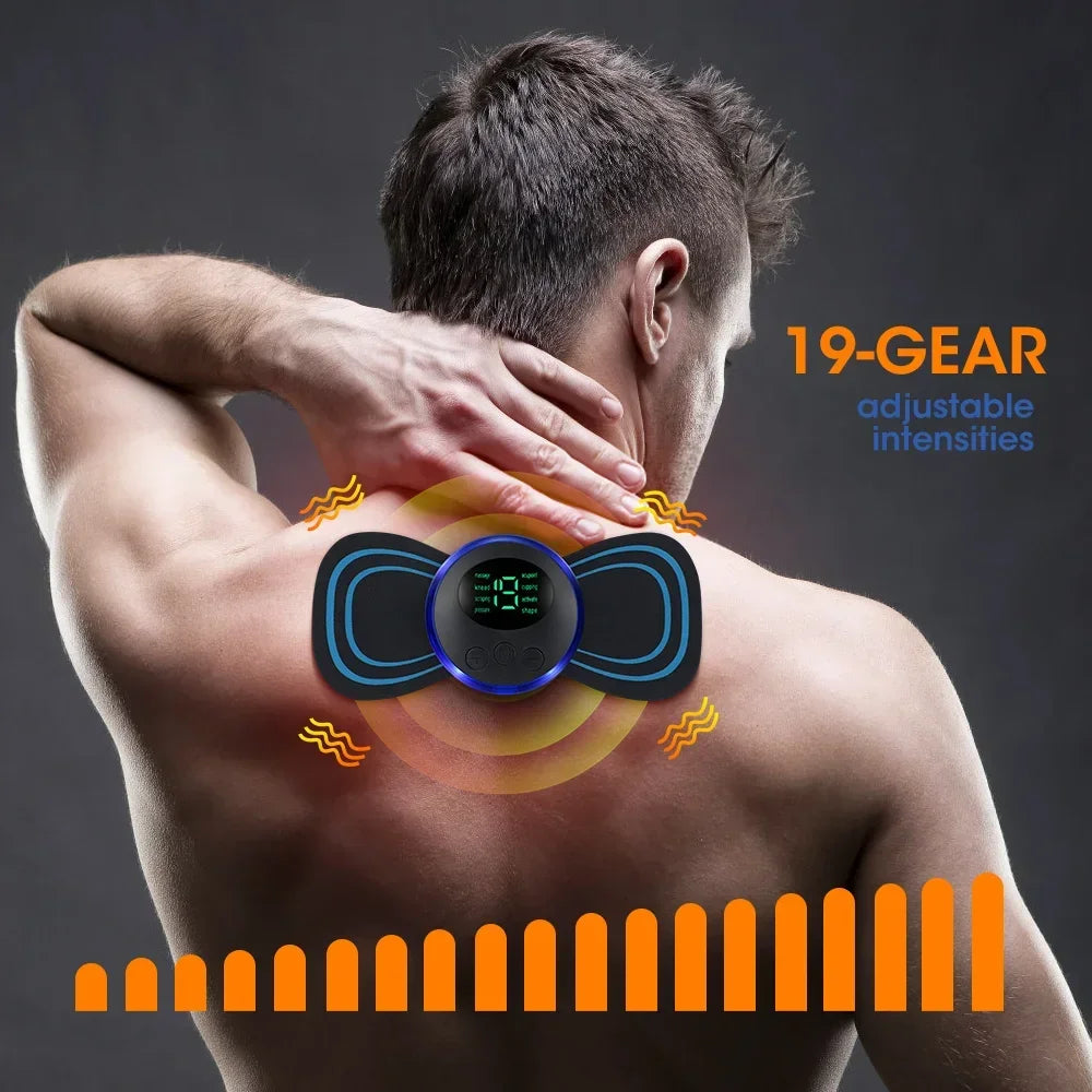 Smart EMS Therapy Massager | Neck, Back & Full Body Muscle Relief