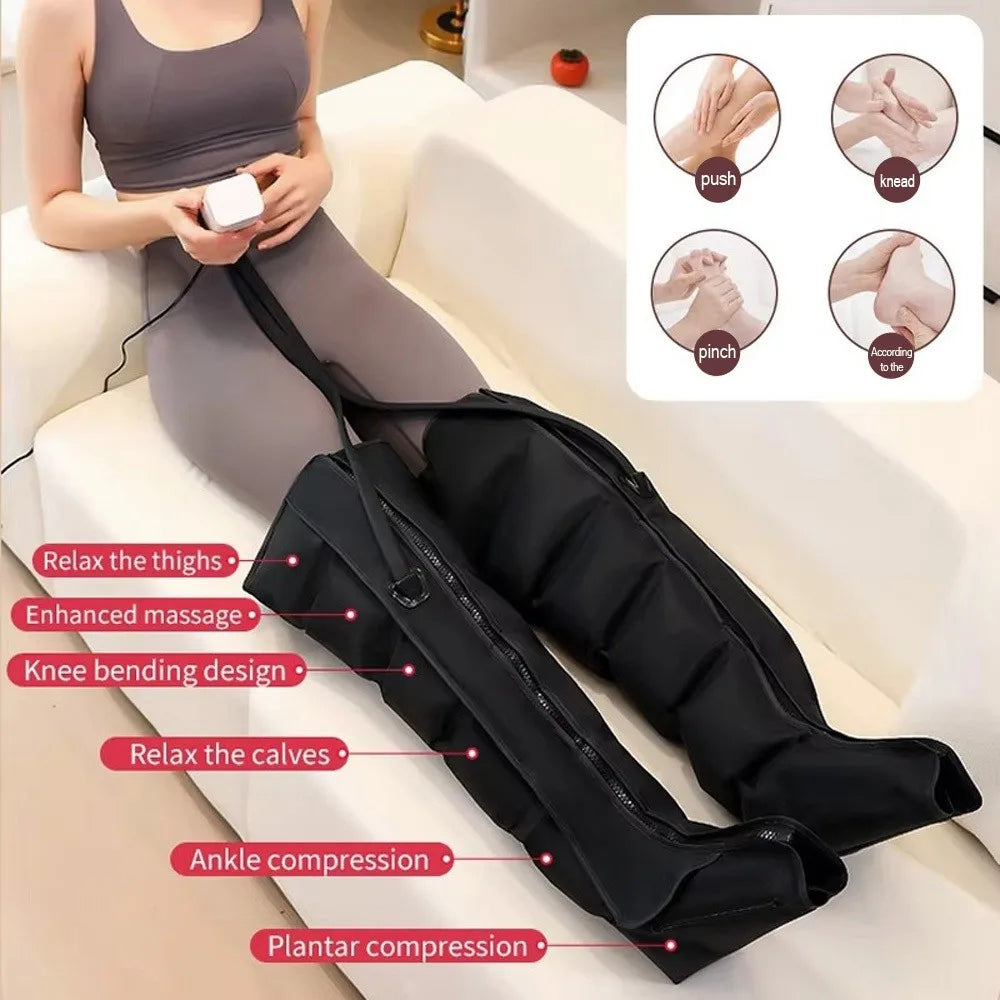 Air Compression Leg Massager | Deep Relief for Feet, Calves & Thighs