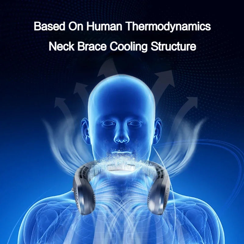 CoolBreeze Pro™ Neck Fan — Hands-Free Personal Cooling, Anywhere