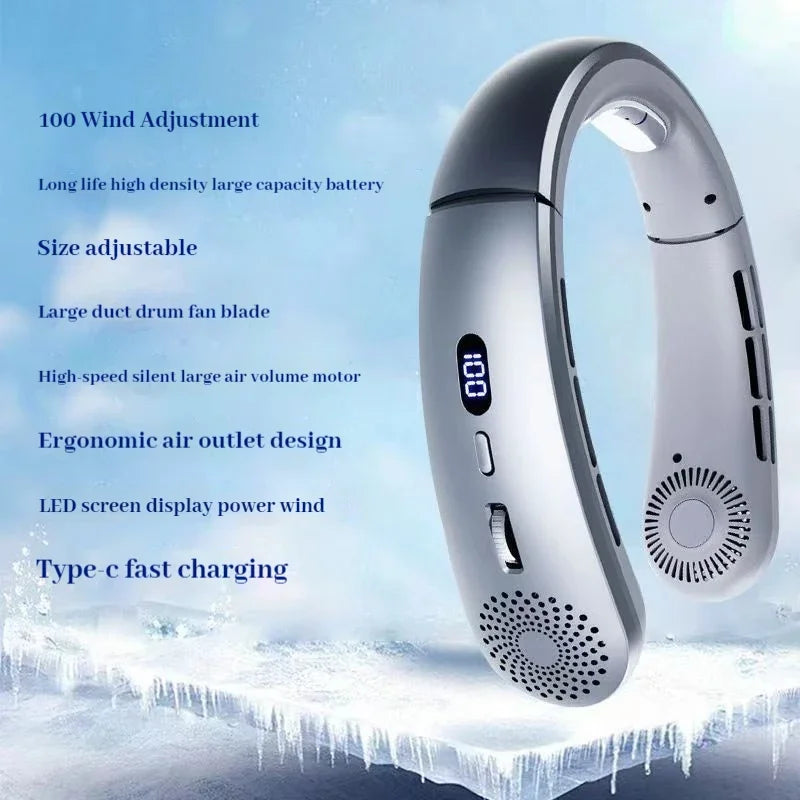 CoolBreeze Pro™ Neck Fan — Hands-Free Personal Cooling, Anywhere