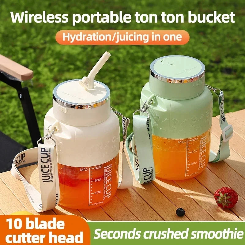 ProBlend™ Portable Juicer — 10-Blade Wireless Blender for Fresh Juice Anywhere