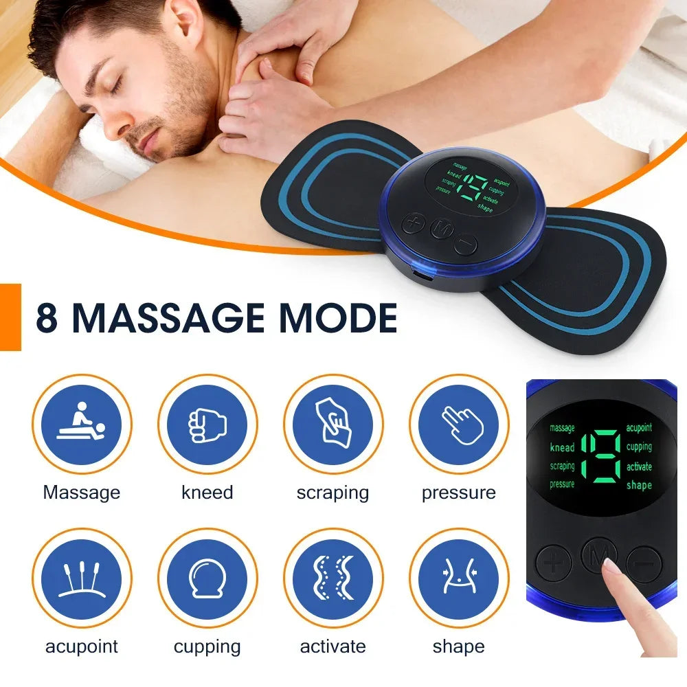 Smart EMS Therapy Massager | Neck, Back & Full Body Muscle Relief