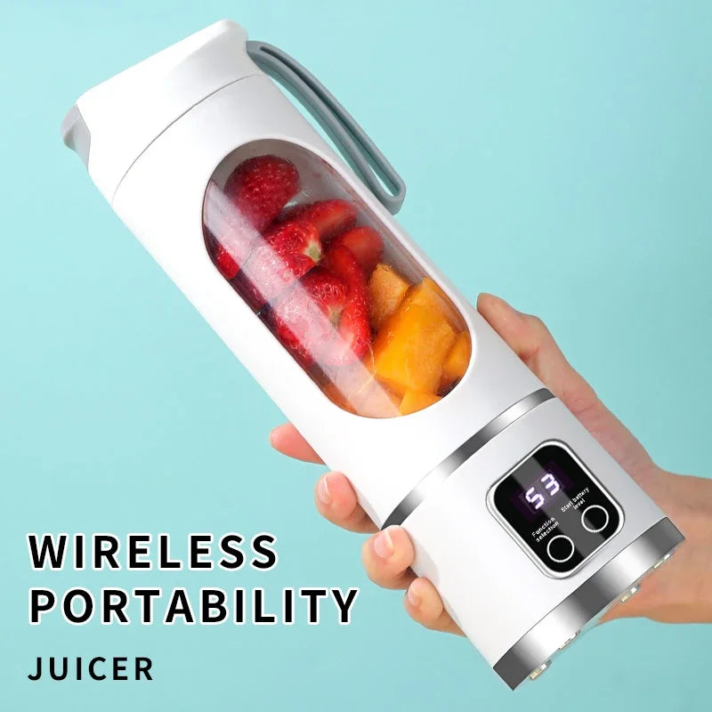 ProBlend™ Portable Juicer — 10-Blade USB Rechargeable Smoothie Blender