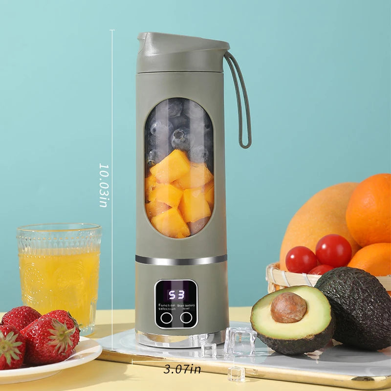 ProBlend™ Portable Juicer — 10-Blade USB Rechargeable Smoothie Blender