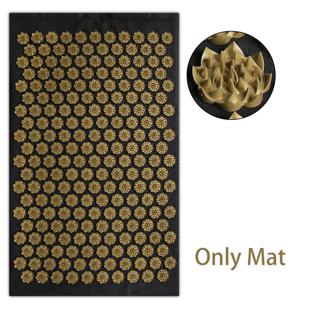 Acupressure Yoga Mat & Pillow Set | Full Body Relaxation, Recovery & Stress Relief