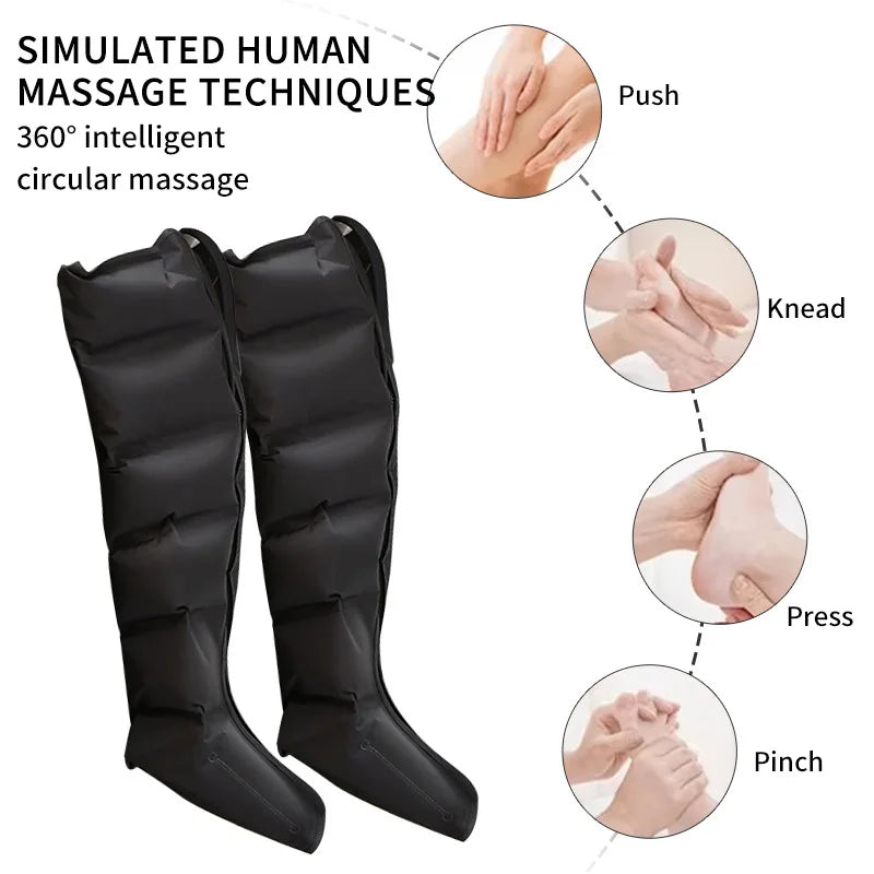 Air Compression Leg Massager | Deep Relief for Feet, Calves & Thighs