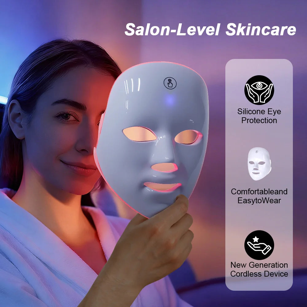 270 LED Facial Therapy Mask | 7-Mode Light Therapy for Glowing, Youthful Skin