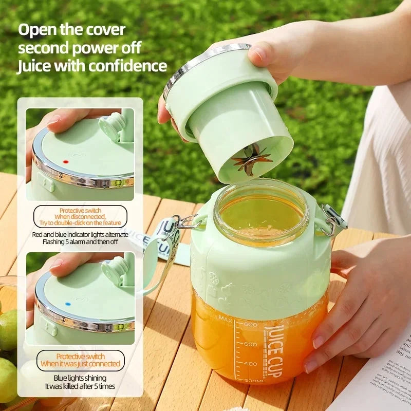 ProBlend™ Portable Juicer — 10-Blade Wireless Blender for Fresh Juice Anywhere