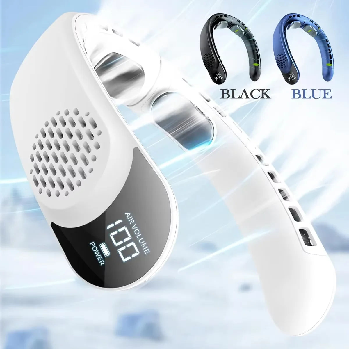 Turbo Neck Fan Pro — Hands-Free Bladeless Cooling Fan