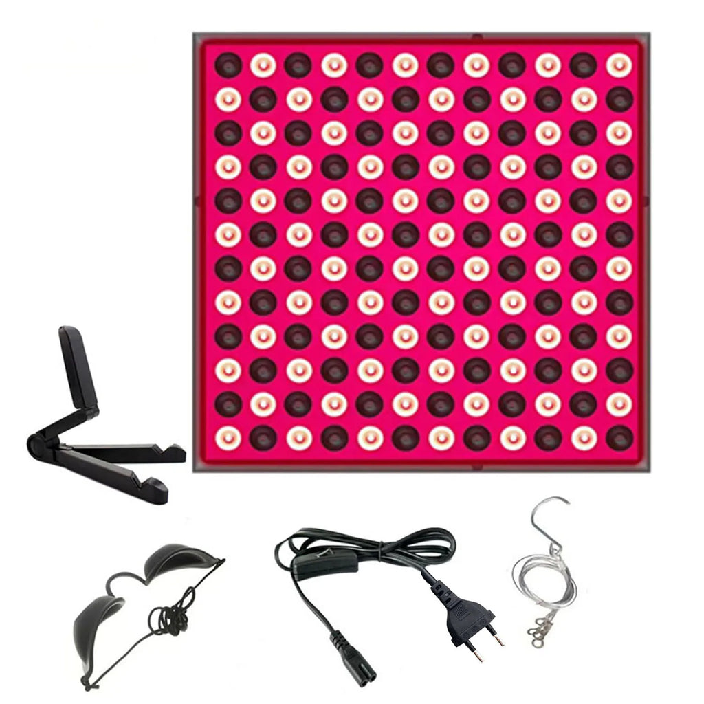 144 LED Red Light Therapy Panel | Anti-Aging, Skin Rejuvenation & Muscle Recovery
