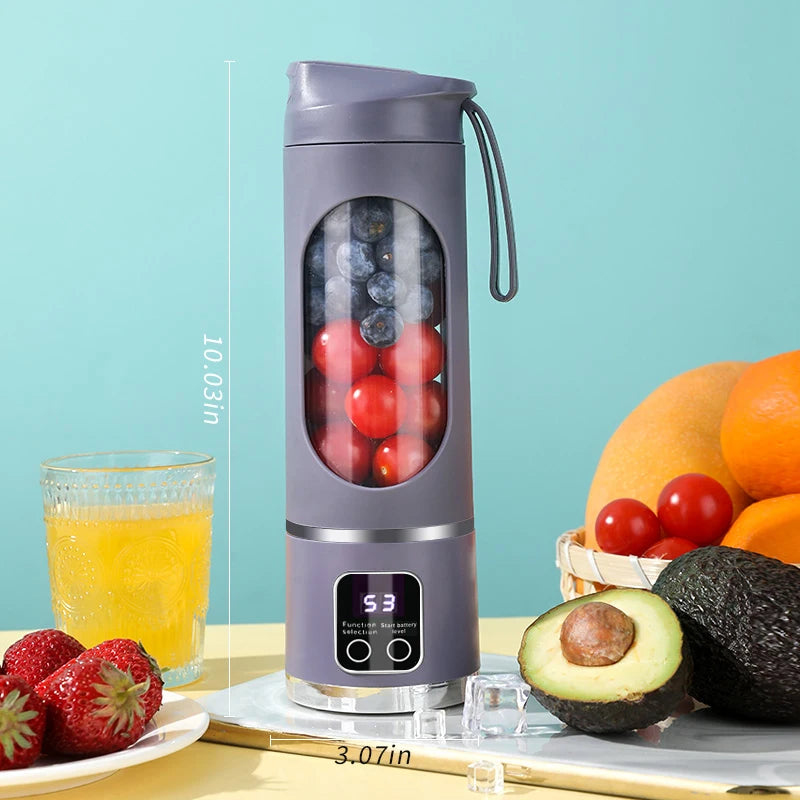 ProBlend™ Portable Juicer — 10-Blade USB Rechargeable Smoothie Blender