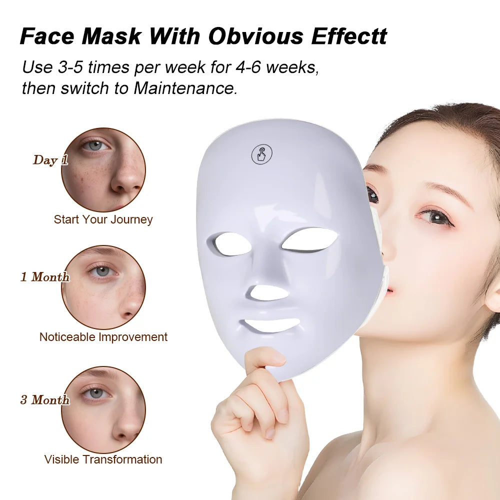 270 LED Facial Therapy Mask | 7-Mode Light Therapy for Glowing, Youthful Skin