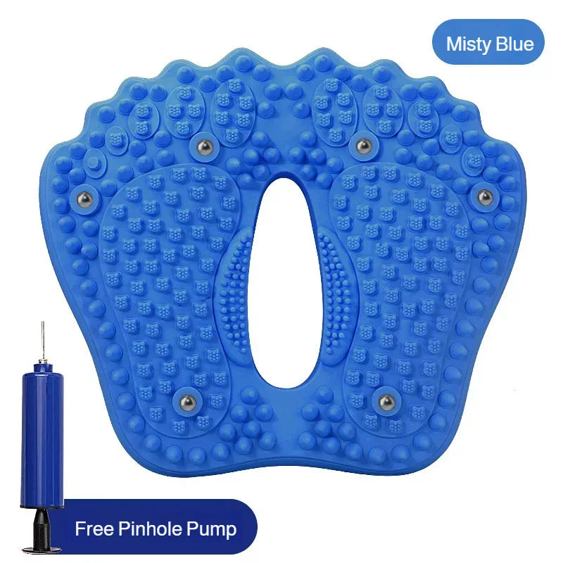 3D Magnetic Acupressure Foot Mat | Inflatable Balance Cushion for Wellness & Recovery